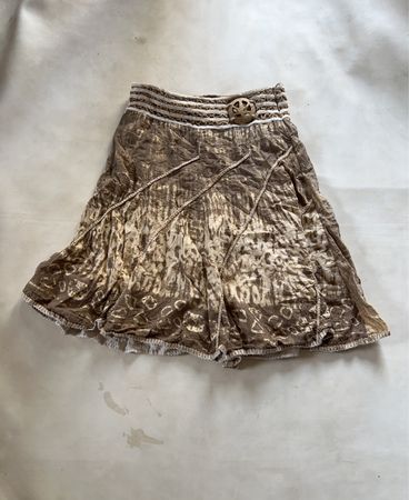Glow Collection Metallic Mini Skirt