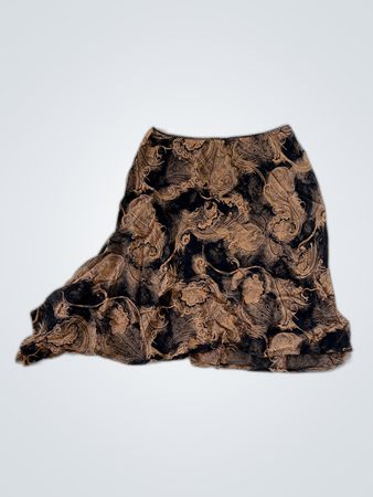 Paisley Print Mini Skirt