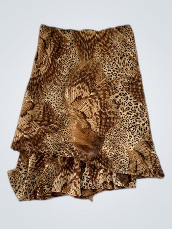 Fashion Street Leopard Print Mini Skirt