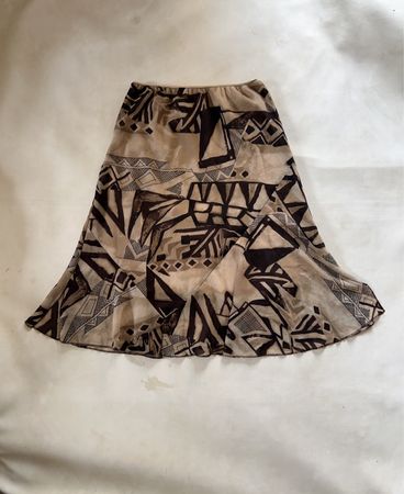Unbranded Geometric Print Mini Skirt