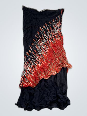 Black and Red Dress