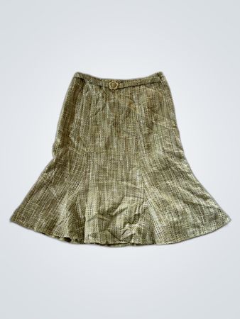 Kaliko Green Plaid Skirt