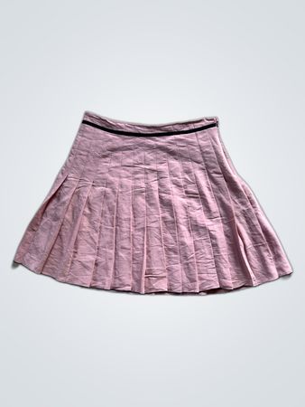 Pink Pleated Skirt
