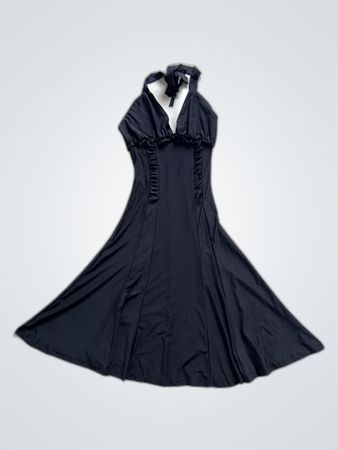 Black Halter Neck Dress