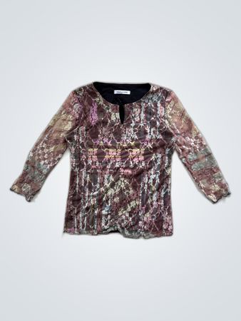 Christine Laure Floral Long Sleeve Top