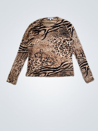 Girard Darel Animal Print Top