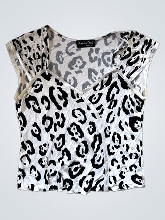 Daniela Drei Leopard Print Top
