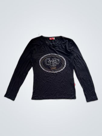 GUESS Black Long Sleeve Shirt