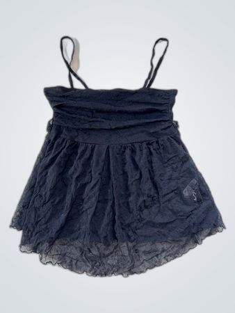 Black Lace Trim Camisole