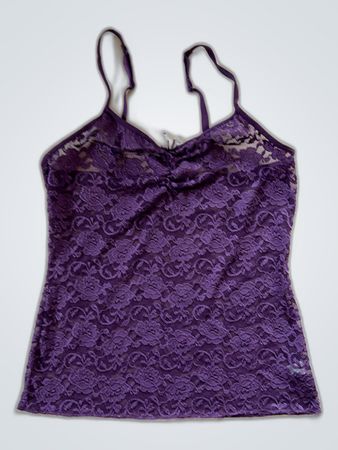 Purple Lace Camisole
