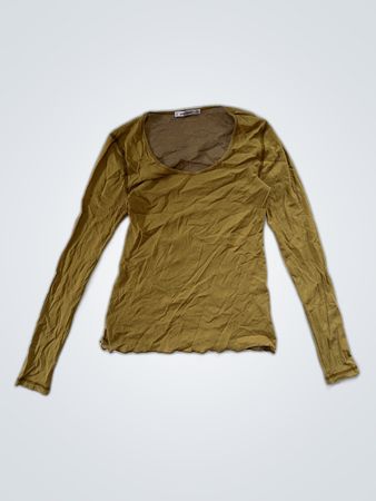 Petit Bateau Sheer Long-Sleeve Blouse