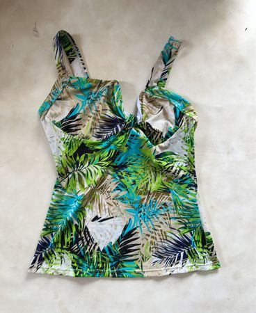 Benotti Palm Print Bikini Top