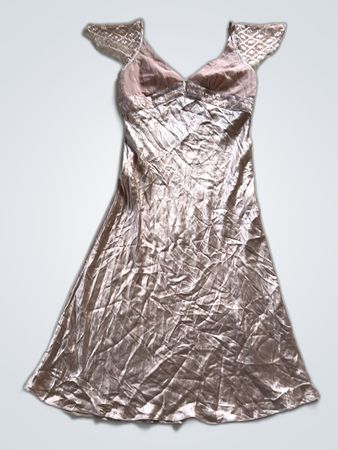Mango Satin Slip Dress