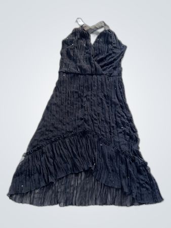 Black Ruffled Dress