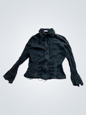 Jiaman Black Blouse