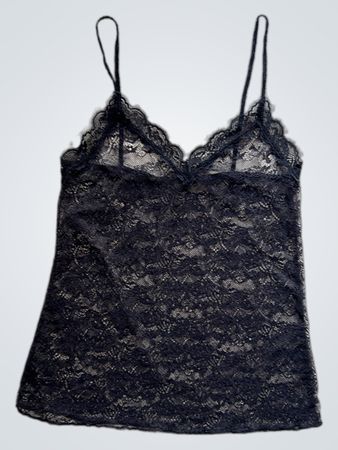 Tezen Black Lace Cami Top