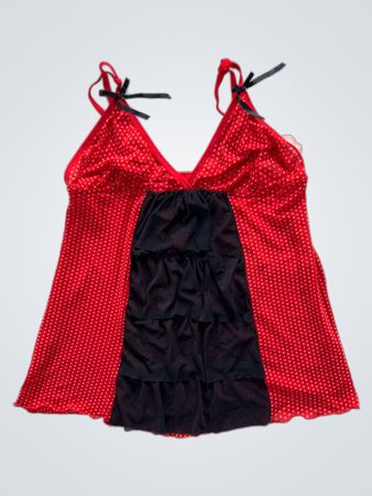 Red Polka Dot Tank Top