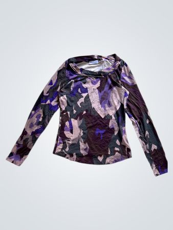 Ferrante Long-Sleeve Camo Top
