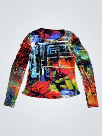 Multicolored Long Sleeve Shirt