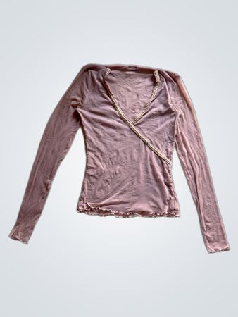 Pink Long-Sleeve Top