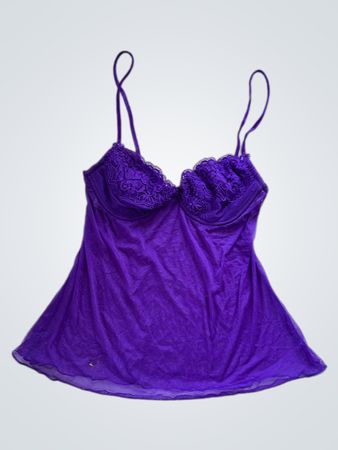 Purple Lace Camisole
