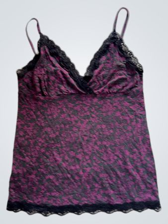 Tezenis Purple Lace Cami Top