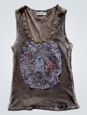 Miss Money Gray Tank Top