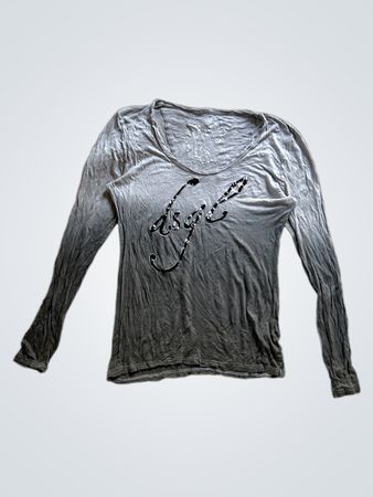 Gray Long-Sleeve Shirt