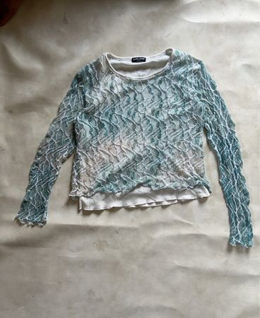 Flash Mode Long Sleeve Lace Top