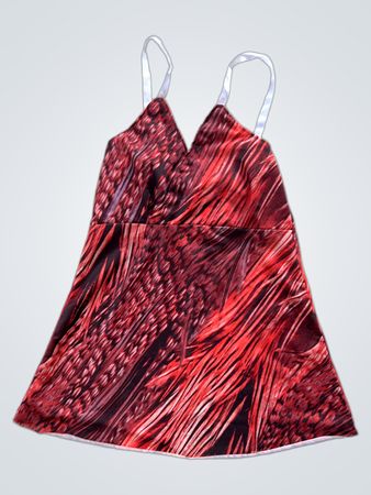 Tricana Red Patterned Dress