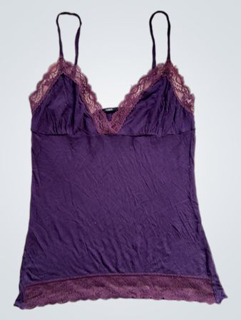 Tezenis Purple Lace Cami Top