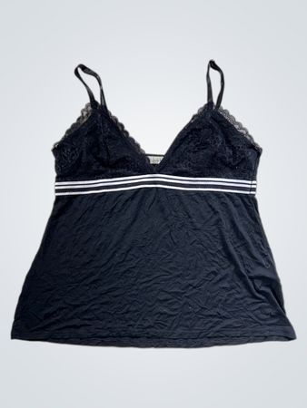 Black Lace Trim Camisole