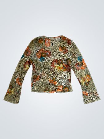 Floral Long-Sleeve Top