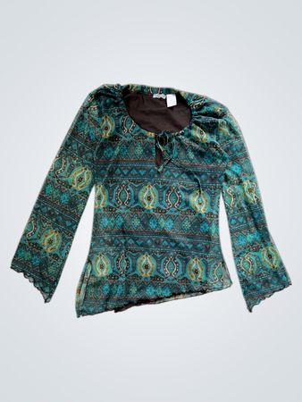 Long Sleeve Boho Top