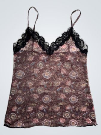 Tezenis Floral Lace Cami Top