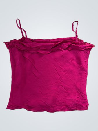 Unbranded Pink Ruffled Cami Top
