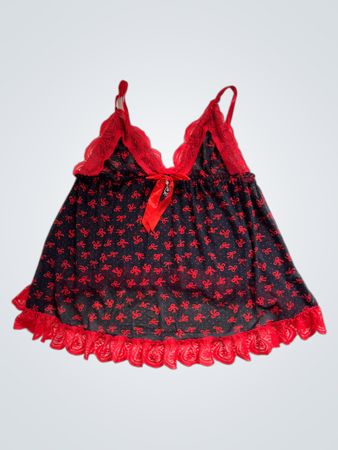 Black and Red Camisole