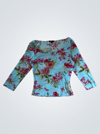 Floral Long-Sleeve Top