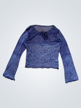 Blue Lace Top