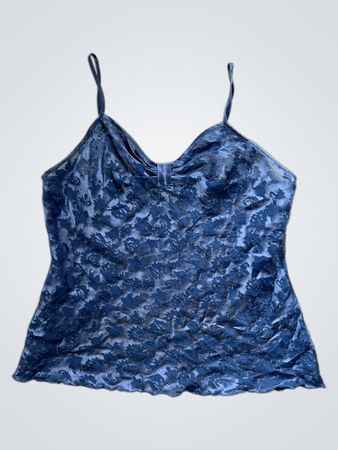 Blue Floral Camisole