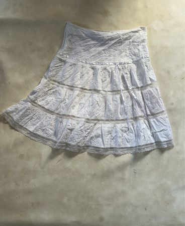 White Lace Skirt
