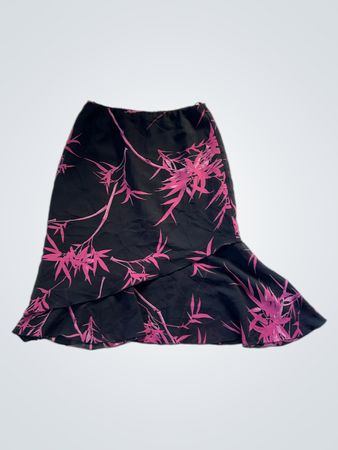 Pink Floral Skirt
