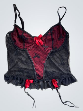 Black Lace Corset