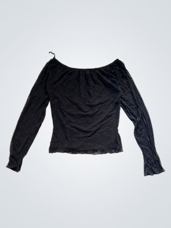 Camaieu Black Long-Sleeve Top