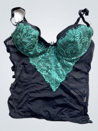 Besired Black Lace Corset Top