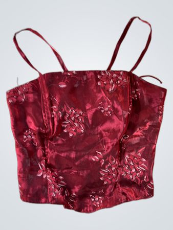 Red Satin Corset