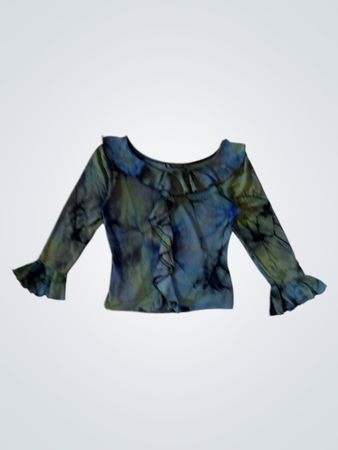 Tie-Dye Long Sleeve Top