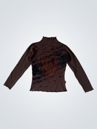 Brown Long-Sleeve Shirt