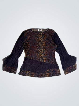 Blouse with Paisley Pattern