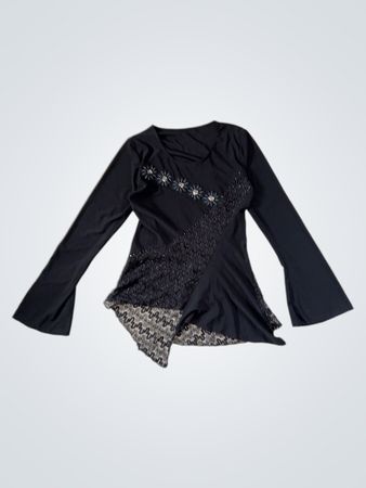 Black Long Sleeve Leotard